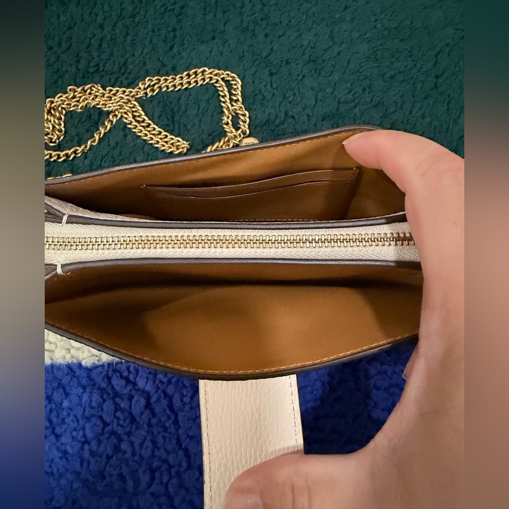 Coach Pebbled Leather Crossbody Bag with Chain Strap (Nordstrom Exclusive) - Picture 6 of 10